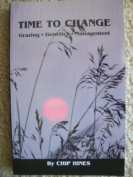 Time to Change book | On Pasture