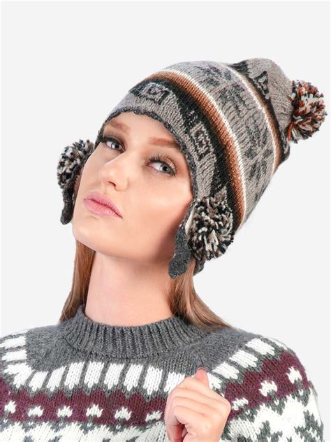 INTI ALPACA Genuine Peruvian Alpaca Hat - Hand-knitted cap - Wonderful ...