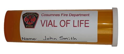 Vial of Life | Cosumnes CSD | Elk Grove & Galt, CA