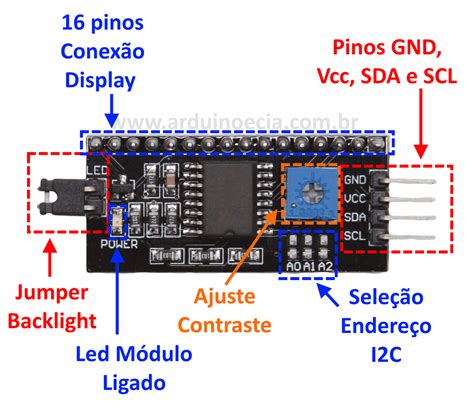 Projeto 49 - Relógio Digital Arduino com módulo I2C para display LCD ~ Squids Arduino