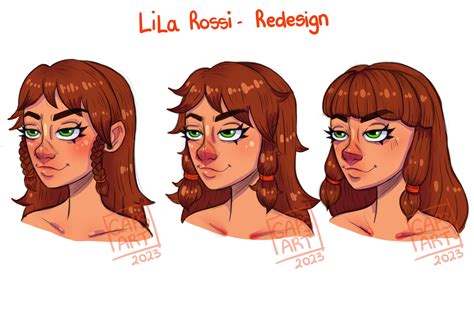 (OC) Lila Rossi Redesign #2 : r/miraculousladybug