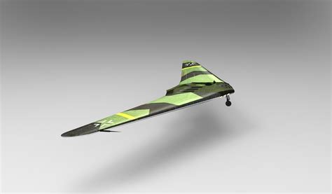 Horten H XVIII 3D model | CGTrader