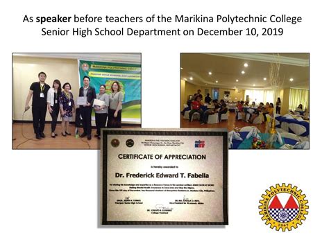 Meanings & Perceptions: Marikina Polytechnic College