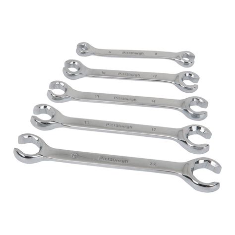 7 Piece SAE Stubby Ratcheting Combo Wrench Set