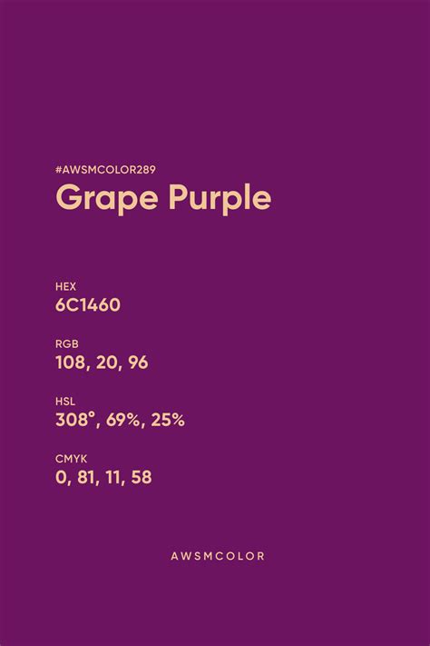 √ Hex Codes Purple