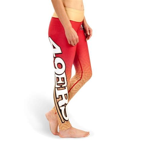 San Francisco 49ers Women's NFL Gradient Leggings Yoga Pants | 49ers outfit, 49ers ladies ...