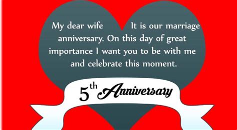 5th Wedding Anniversary Quotes for Wife from Husband