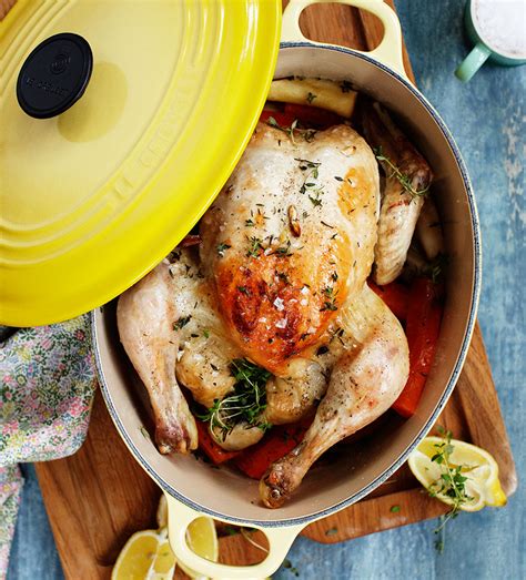 Roast Chicken with Lemon and Herbs - Le Creuset Recipes