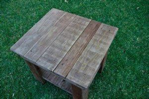 Rustic Wood End Table – 101 Pallets