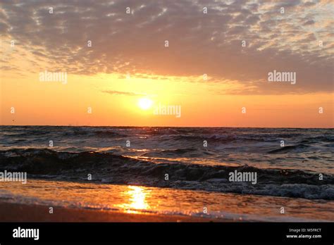 Sunrise at the beach in Corpus Christi, Texas Stock Photo - Alamy