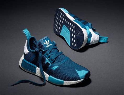 Adidas Originals Nmd R1 S75722 Mens Trainer Blue Navy Geometric Camo ...