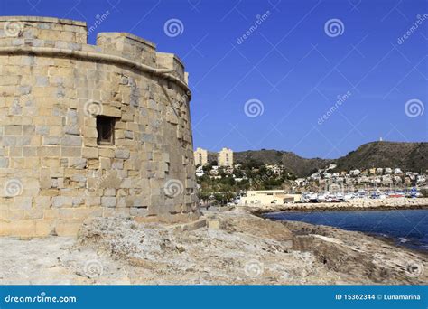 Moraira Teulada Alicante Castle Mediterranean Stock Photo - Image of fantasy, shore: 15362344