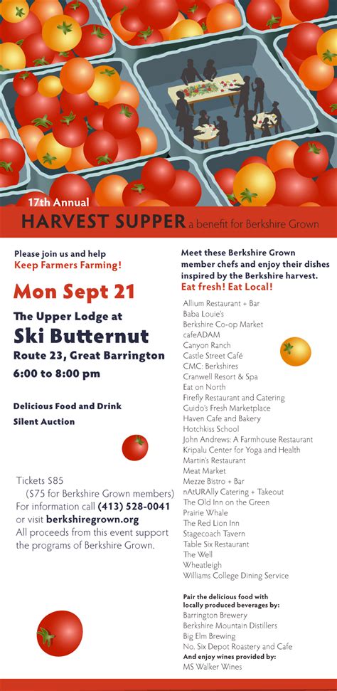 Harvest Supper 2015 Invite - Berkshire Grown