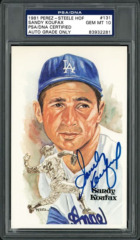 Sandy Koufax | PSA AutographFacts℠