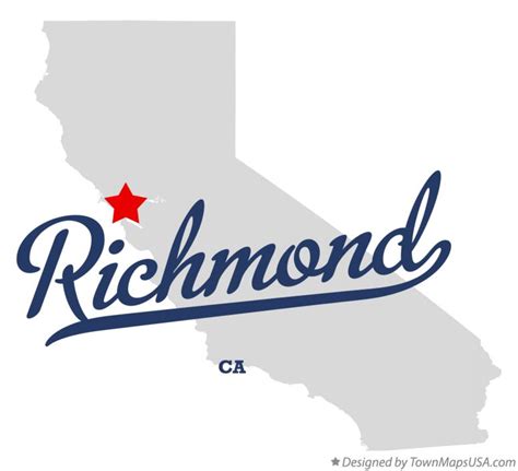 Map of Richmond, CA, California