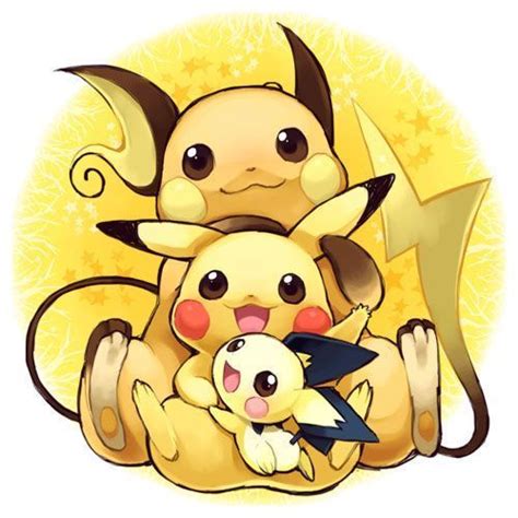 #pikachu #raichu #pichu #mais #and | Pikachu raichu, Pichu pikachu ...