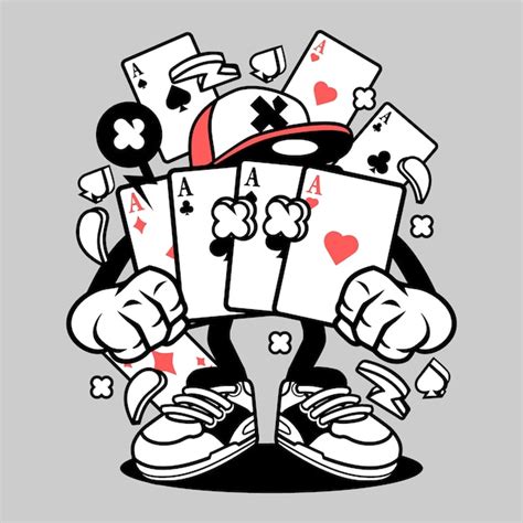 Premium Vector | Playing card cartoon