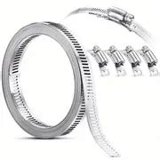 Secure Diy Projects 304 Stainless Steel Worm Clamp Hose - Temu Philippines