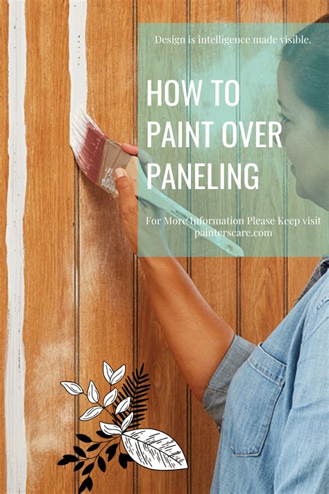 How to Paint Wood Paneling the Right Way | painterscare.com | Painting ...