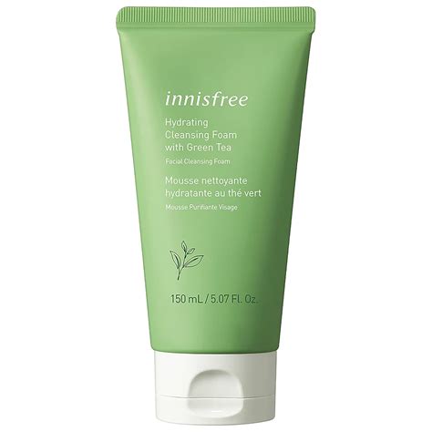 Amazon.com: innisfree Green Tea Hydrating Cleansing Foam Creamy Face Cleanser : Beauty ...