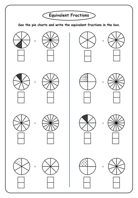 Pie Chart For Fractions