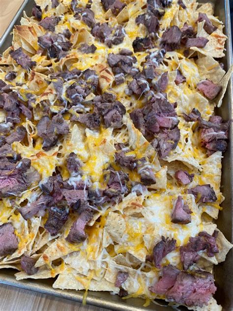 Sheet Pan Steak Nachos - Recipe Boy