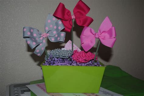 Bow gift Basket | Gift baskets, Party favors, Gifts