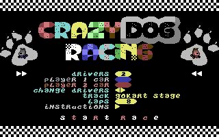 Crazy Dog Racing - Commodore 64 Game - Download Disk/Tape - Lemon64