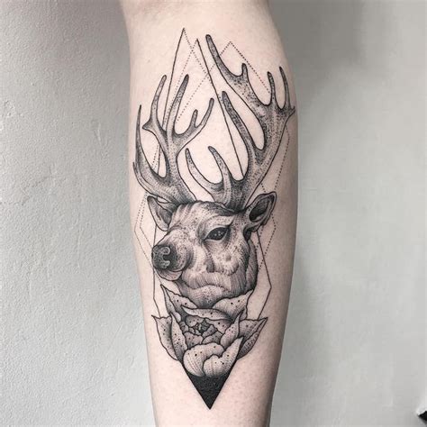 Edgy Recreations of Mythical Creatures Emerge from Blackwork Tattoos