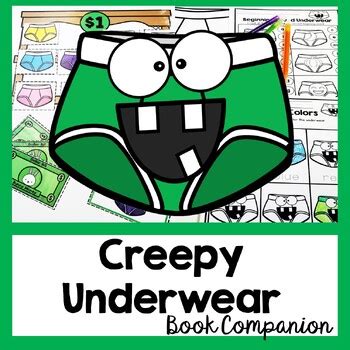 Creepy Pair of Underwear Book Companion Halloween Activities & Centers