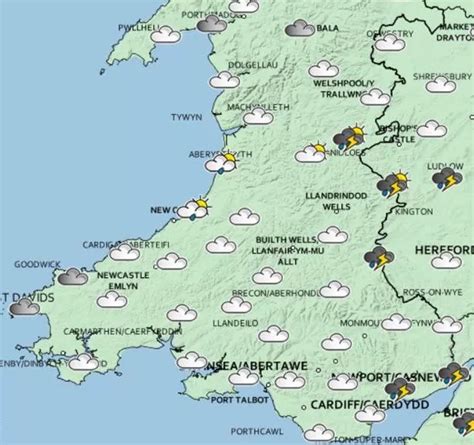 Wales weather forecast sees severe thunderstorms, frequent lightning ...