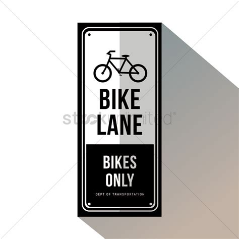 Bike Lane Vector at GetDrawings | Free download