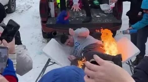 Buffalo Bills VIDEO: Table-Crashing NFL Fan Catches Fire During Kansas ...