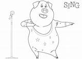 Sing 2 Coloring Page  Free Printable Pages sketch template