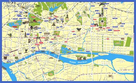 Shenzhen Map Tourist Attractions - ToursMaps.com