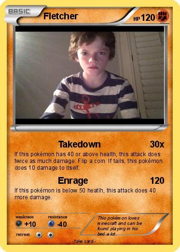 Pokémon Fletcher 15 15 - Takedown - My Pokemon Card