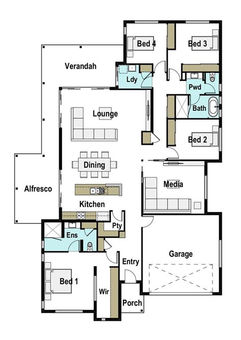 Horizon 30 Design Detail and Floor Plan | Integrity New Homes