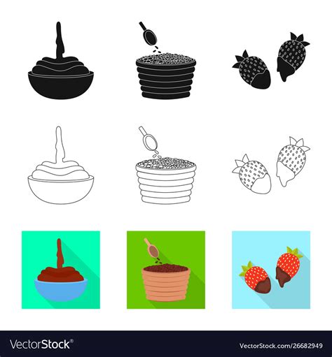 Design food and yummy logo collection Royalty Free Vector