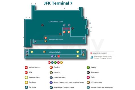 JFK Terminal 7 - Terminal 7 JFK Map, Stores, Restaurants