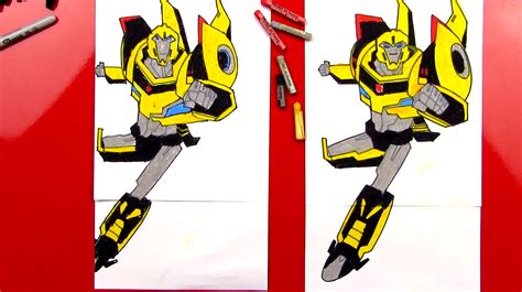 How To Draw Bumblebee Transformer - Art For Kids Hub