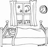 Sleeping For Coloring Pages sketch template