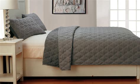 Reversible Quilted Coverlet Set | Groupon Goods