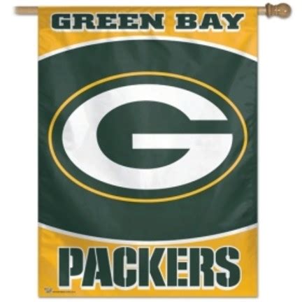 Green Bay Packers 27" x 37" Vertical Flag / Banner from WinCraft - OnlineSports.com