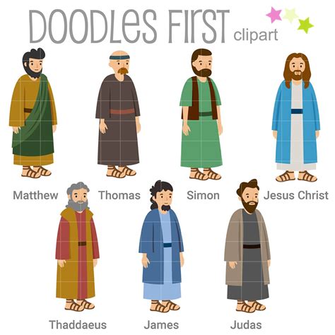 Jesus And Disciples Clipart