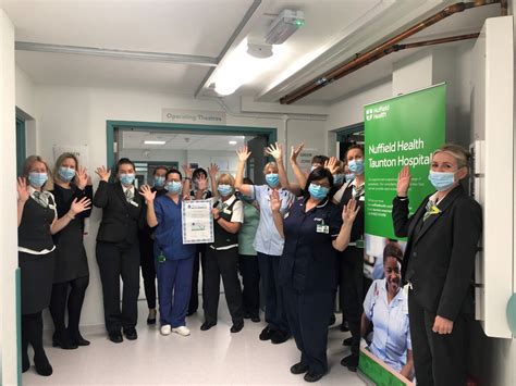 Nuffield Health Taunton Hospital recognised for high patient safety standards - Somerset Chamber