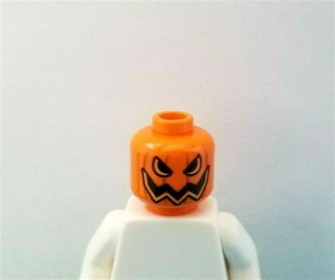 New Lego Pumpkin Head Face Monster Carved Big Teeth ORANGE | Etsy