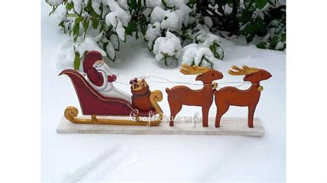 Santa Sleigh Scroll Saw Patterns Free - Image to u