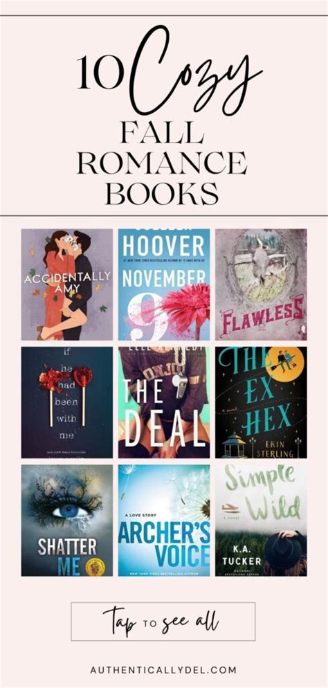 10 Cozy Autumn Romance Books to Fall in Love With - Authentically Del