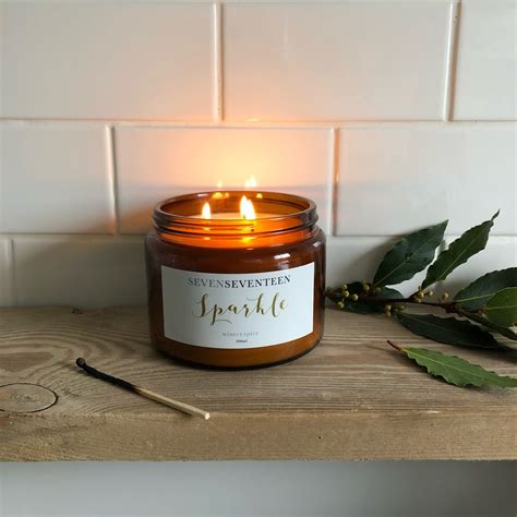 SevenSeventeen Sparkle Candle - Winter Spice