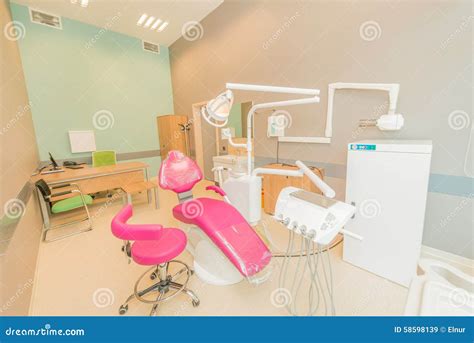 Dentist Modern Room with Equipment and Tools Stock Image - Image of inside, chair: 58598139